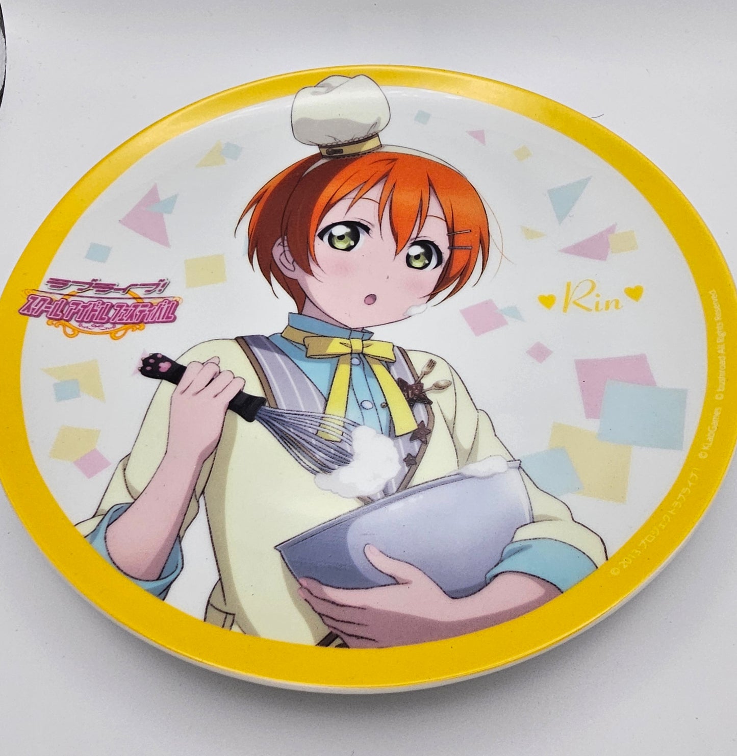 Love Live! School Idol Festival - Hoshizora Rin - Bromide - Plate - Love Live! Valentine Set (SEGA)
