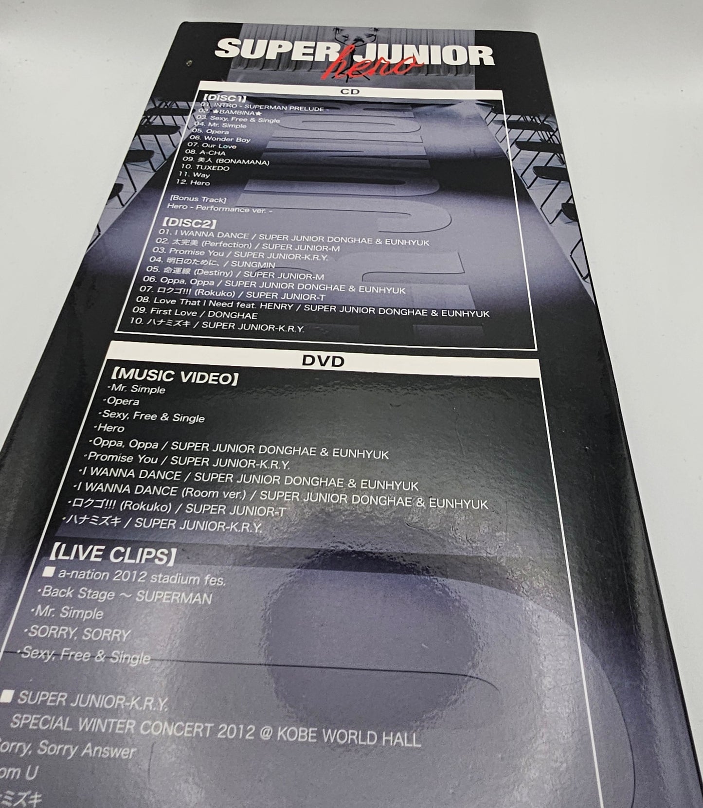 Super Junior Hero Japanese Album