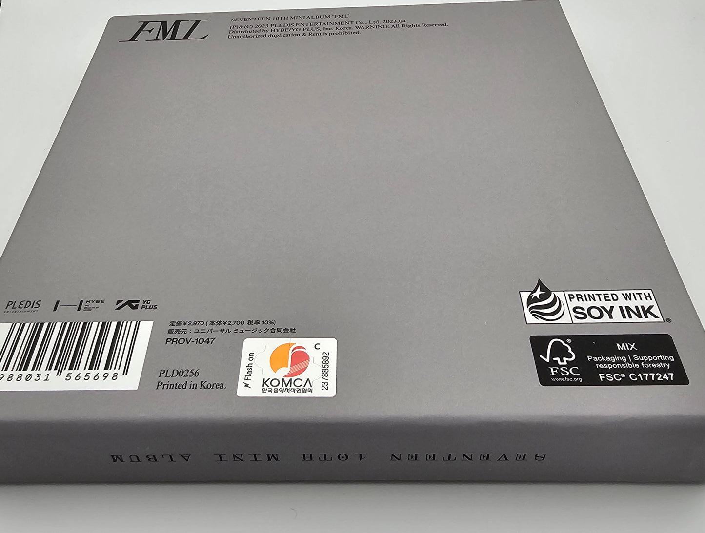 SEVENTEEN FML 10th Mini Album FADED MONO LIFE Ver.