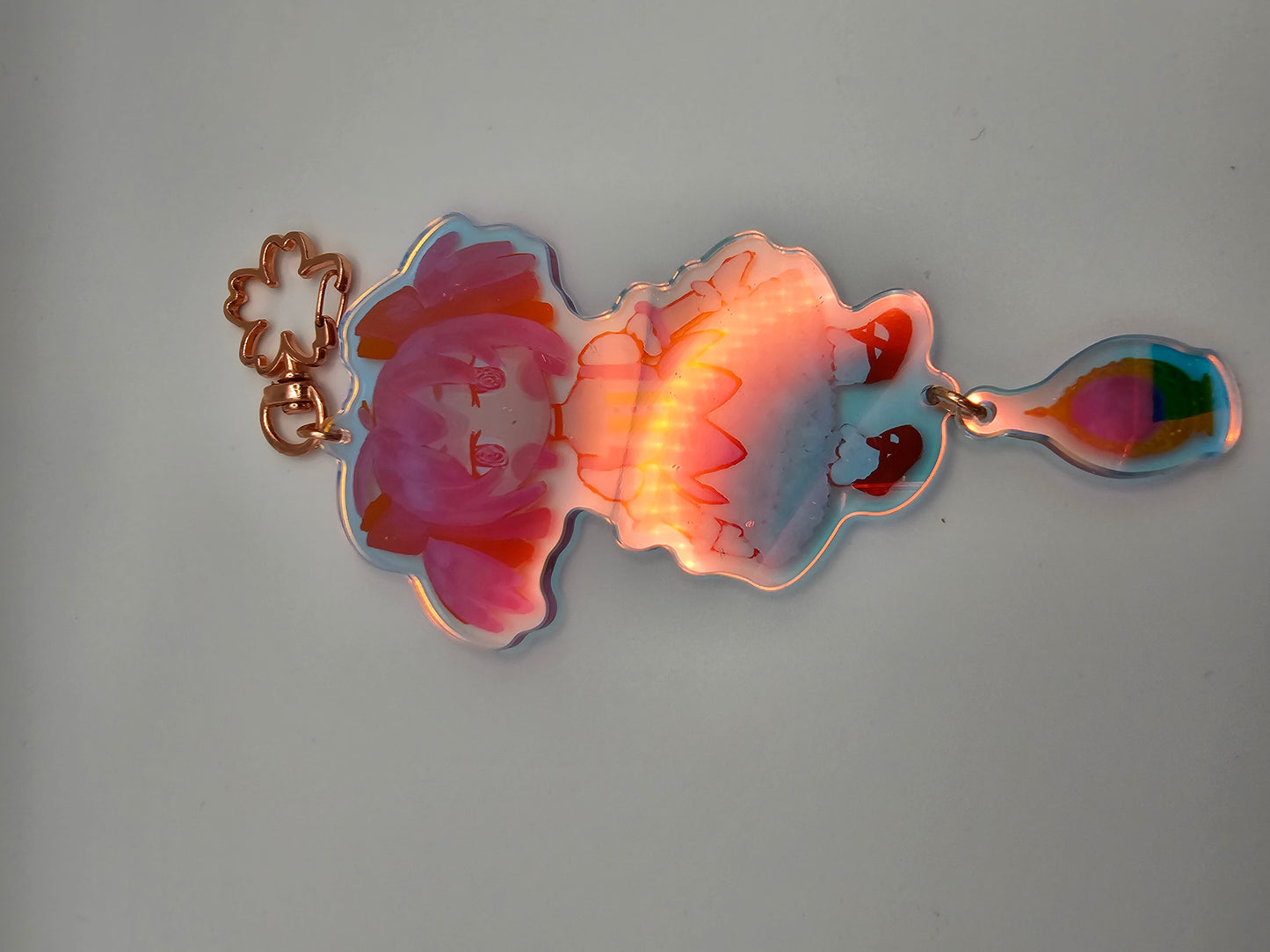 Madoka Kaname + soul gem "puella magi madoka magica" acyclic Keychain by Kinokya