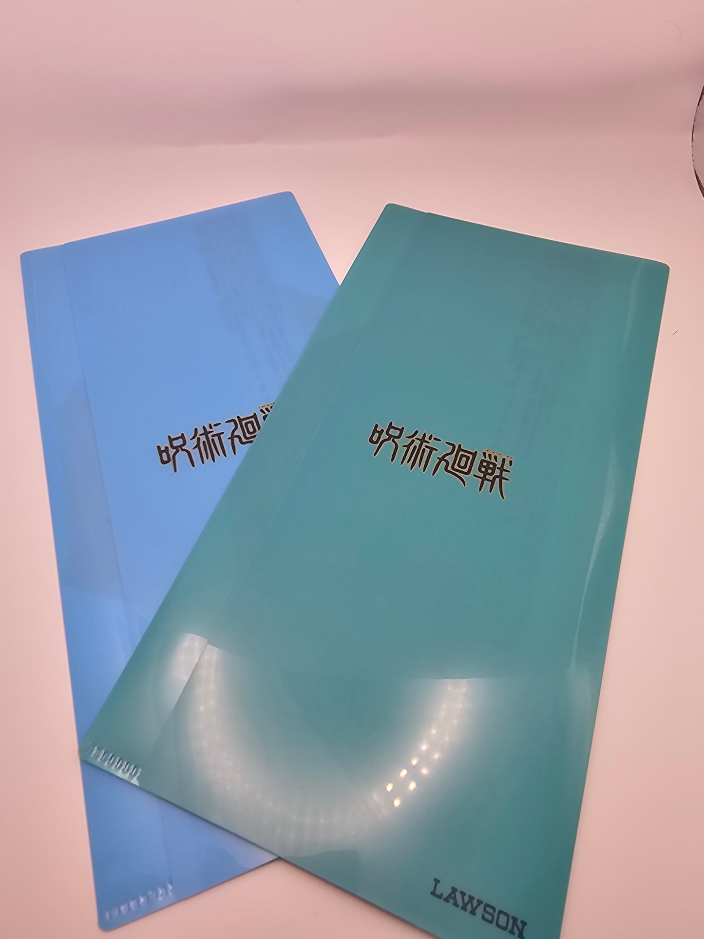 LAWSON Jujutsu Kaisen Satoru Gojo + Megumi Fushiguro clear file
