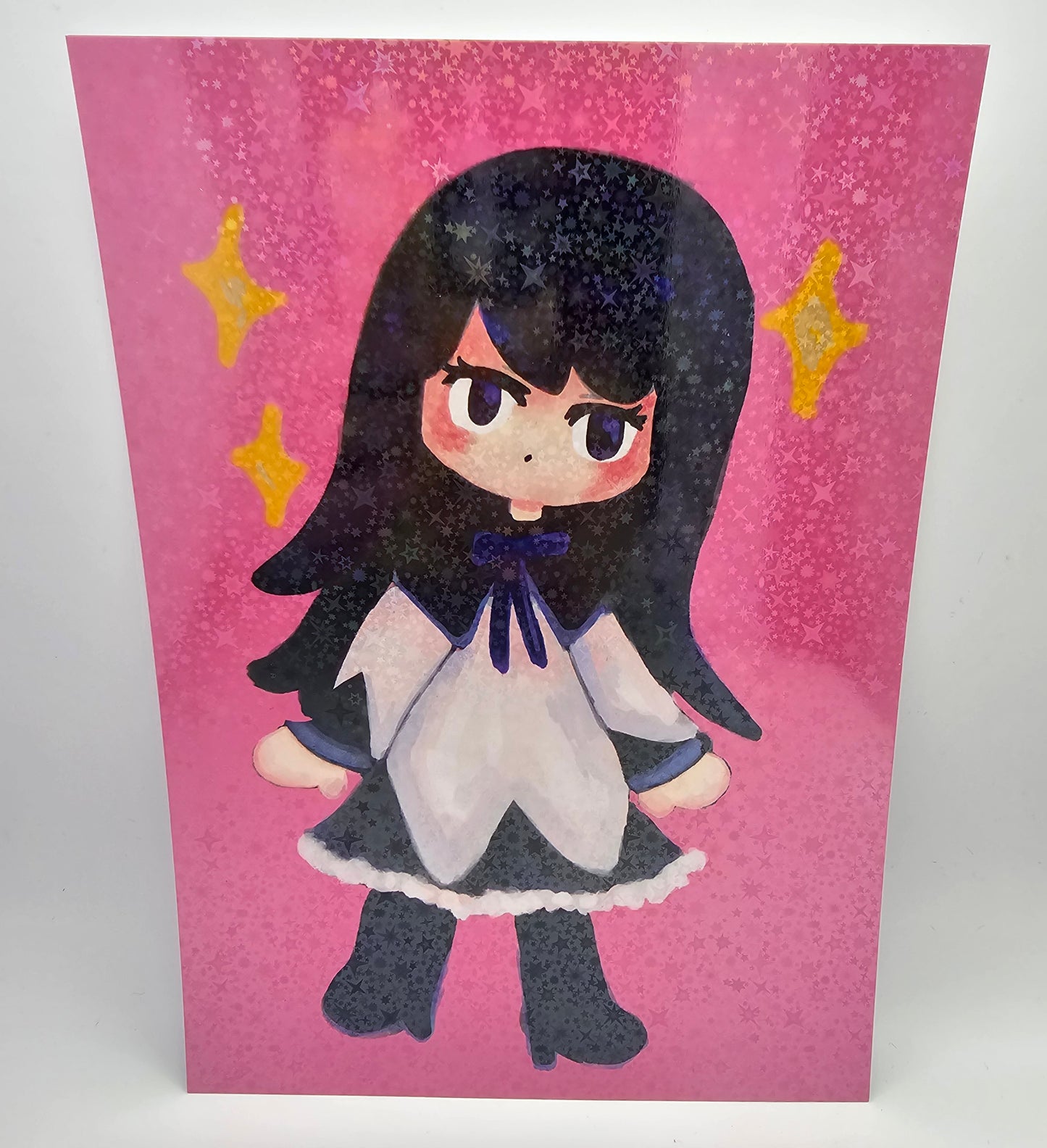 Madoka and Homura poster print A5 "Puella Magi Madoka Magica"