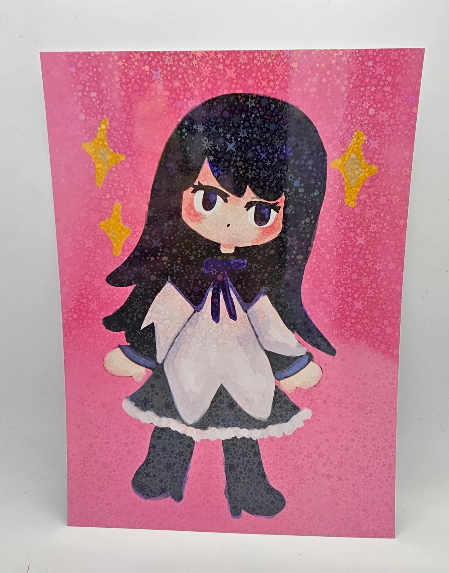 Madoka and Homura poster print A5 "Puella Magi Madoka Magica"
