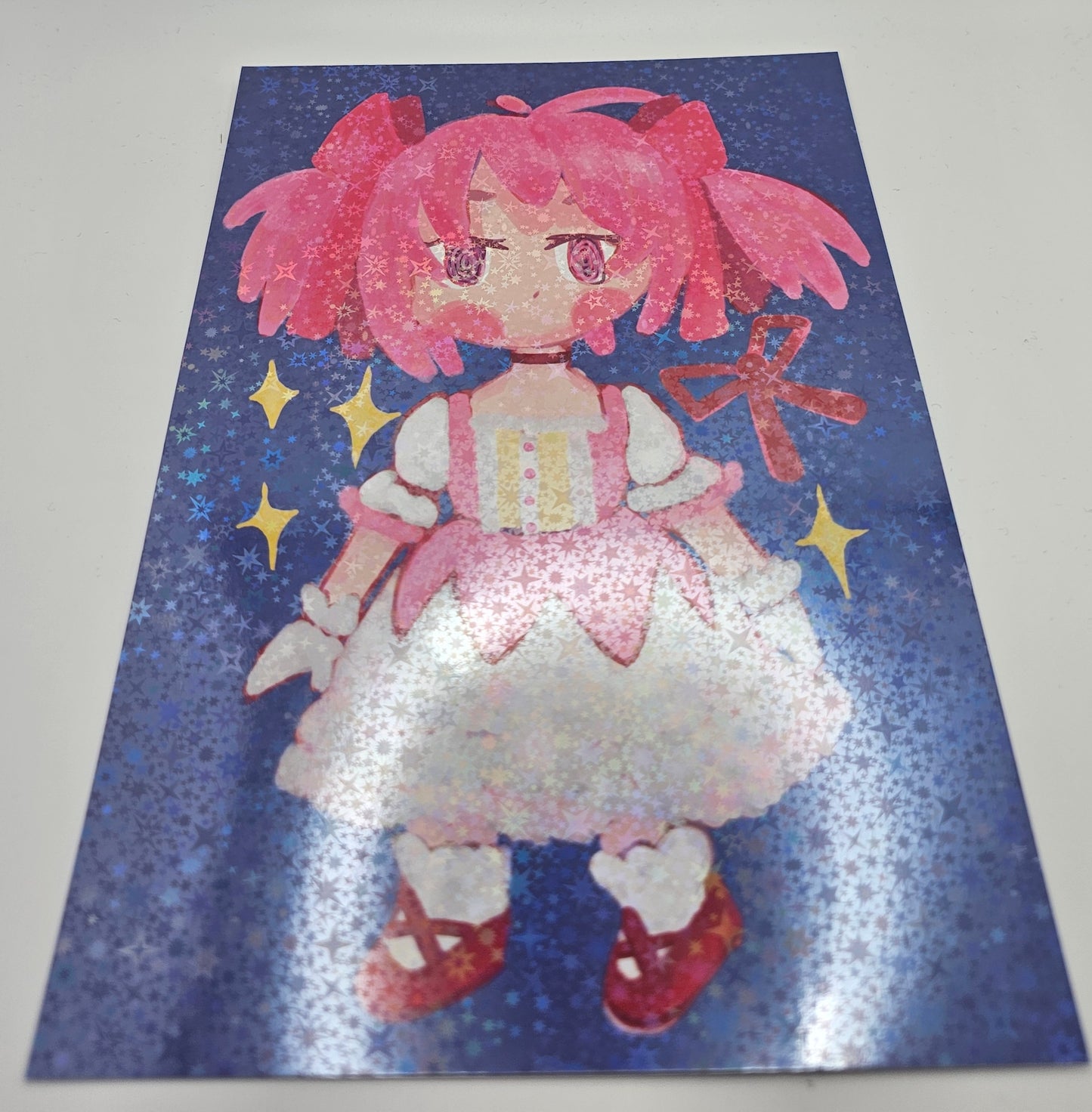 Madoka and Homura poster print A5 "Puella Magi Madoka Magica"