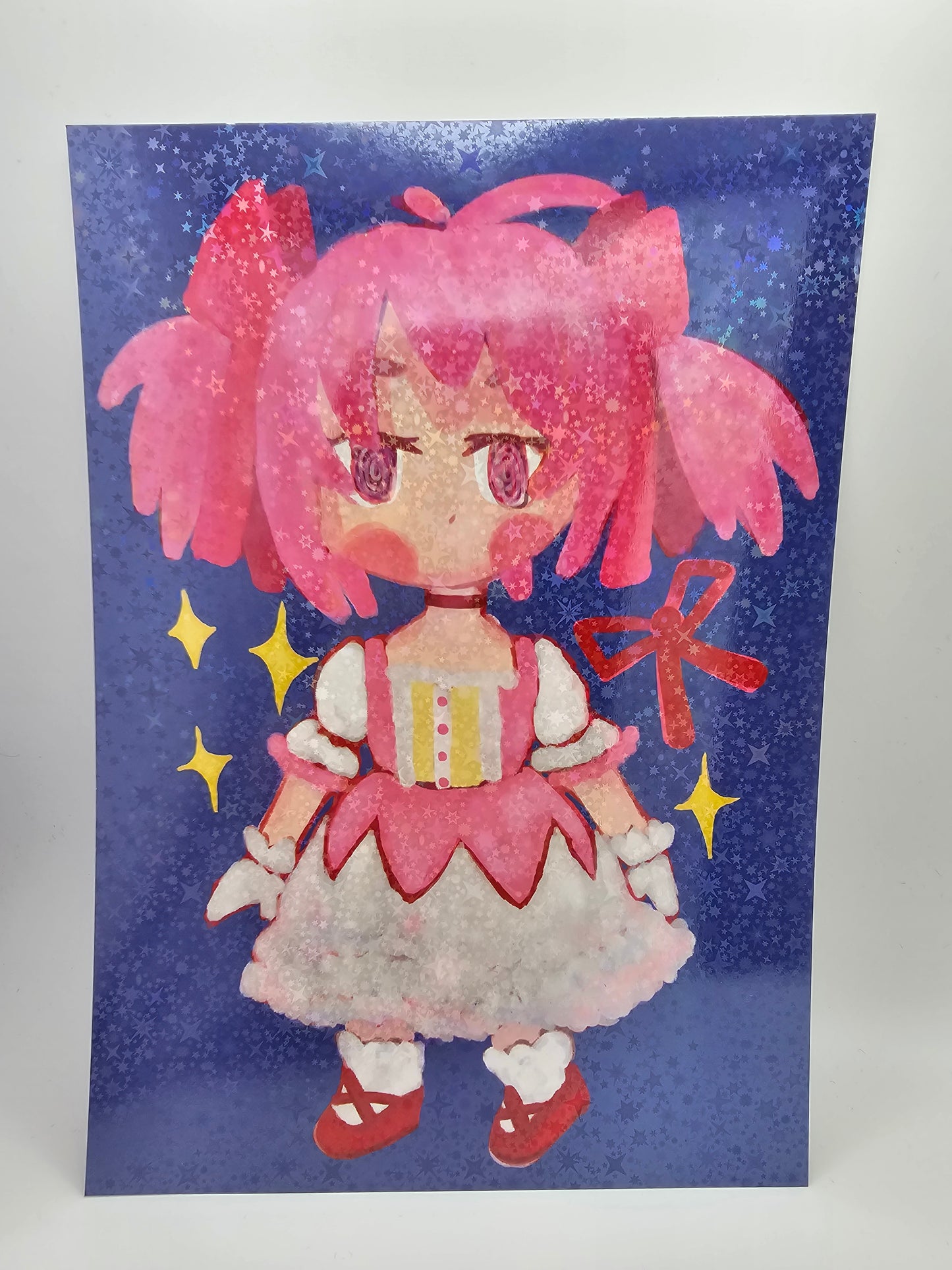 Madoka and Homura poster print A5 "Puella Magi Madoka Magica"