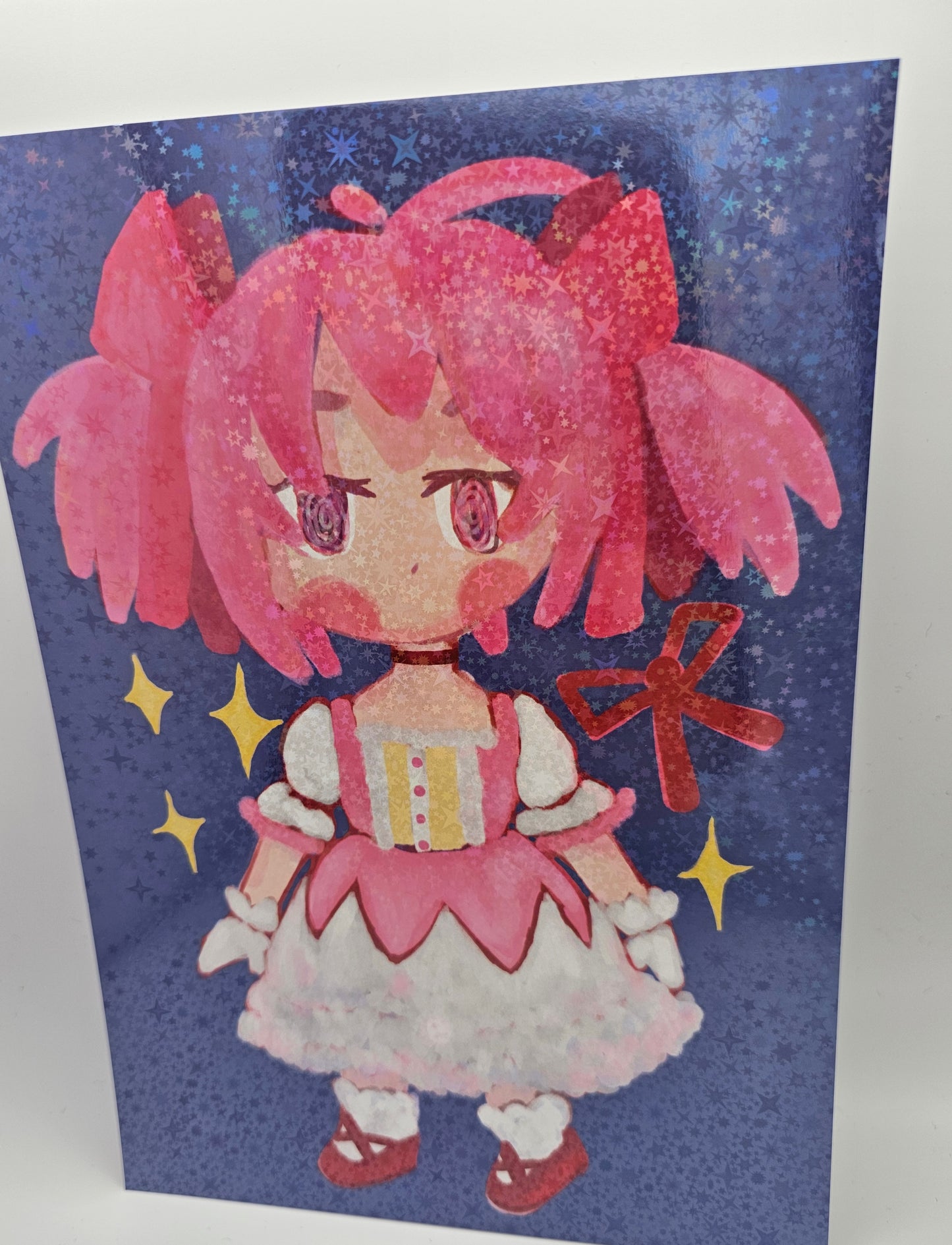 Madoka and Homura poster print A5 "Puella Magi Madoka Magica"