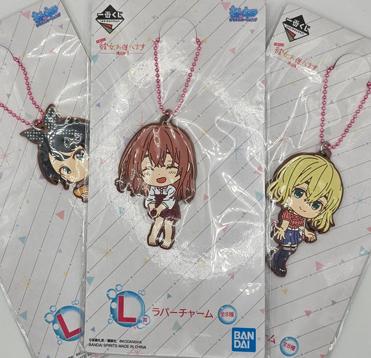 Ichiban Kuji Rent A Girlfriend Rubber Charm Keychain