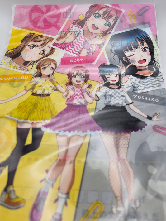 Love live sunshine clear file: Ruby, Yoshiko, Hanamaru