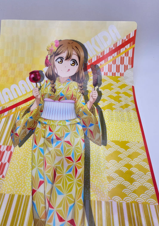 Love Live! Sunshine! Hanamaru Kunikida clear file summer festival ver
