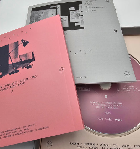 SEVENTEEN FML 10th Mini Album FADED MONO LIFE Ver.
