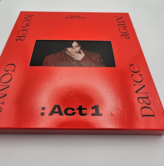 Taemin Shinee - Never Gonna Dance Again : Act 1 (Vol.3)