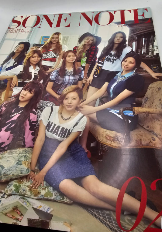 SNSD GIRL'S GENERATON SONE Japan Offical Fanclub 02 Book