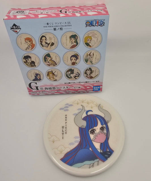 Ichiban Kuji One Piece Ex Girl's Collection Ceramic Coaster 3.5in