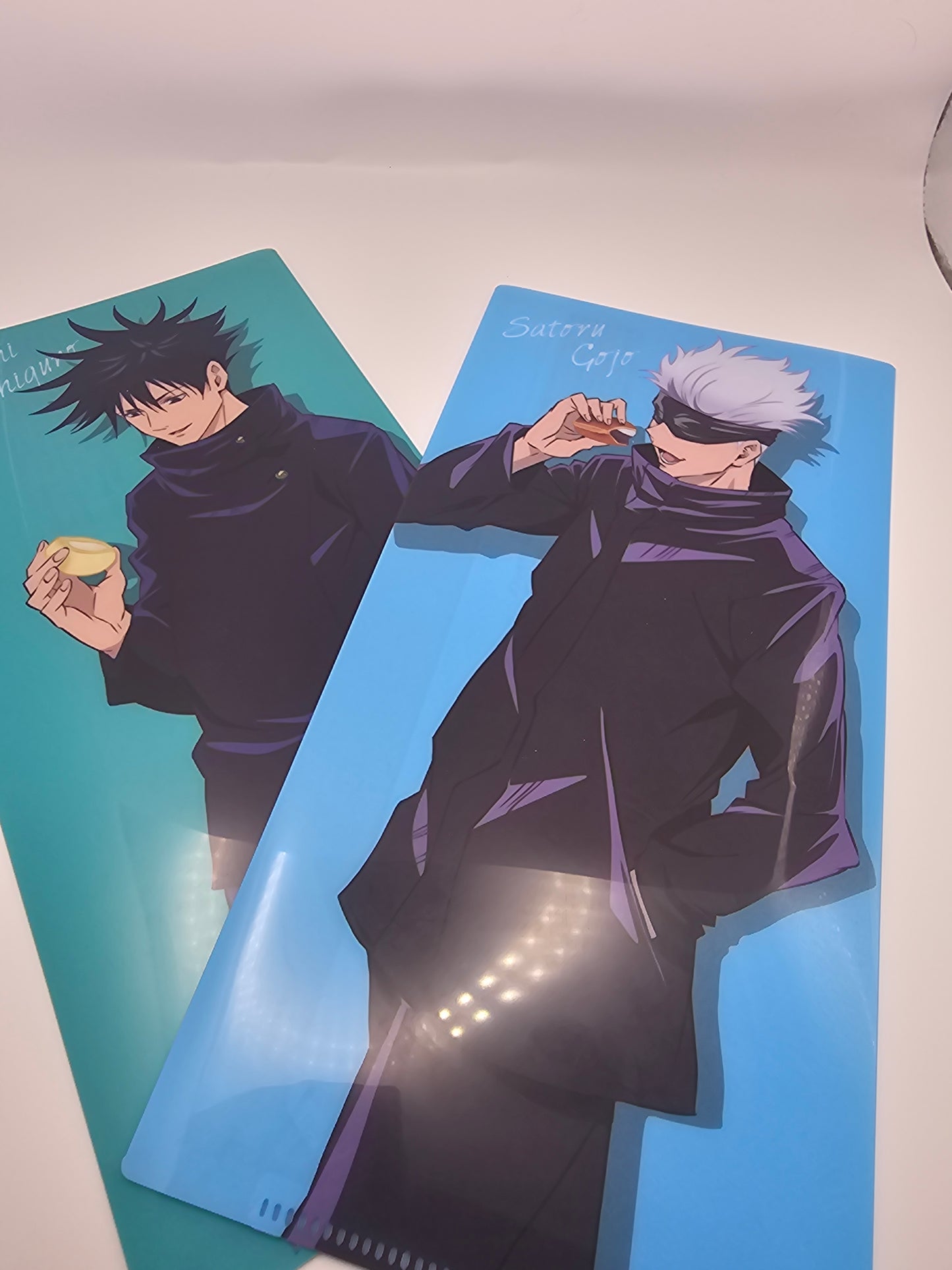 LAWSON Jujutsu Kaisen Satoru Gojo + Megumi Fushiguro clear file