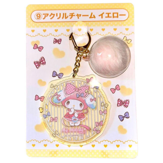 9. My Melody Acrylic Charm yellow "Sanrio KUJI My Melody