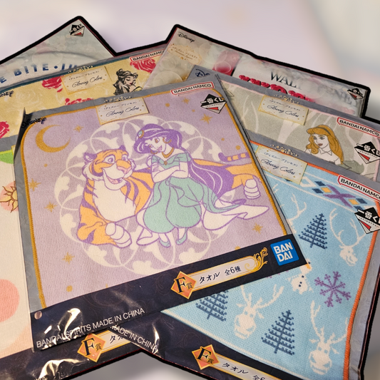 Ichiban Kuji Disney Princesses Hand towels F-Prize