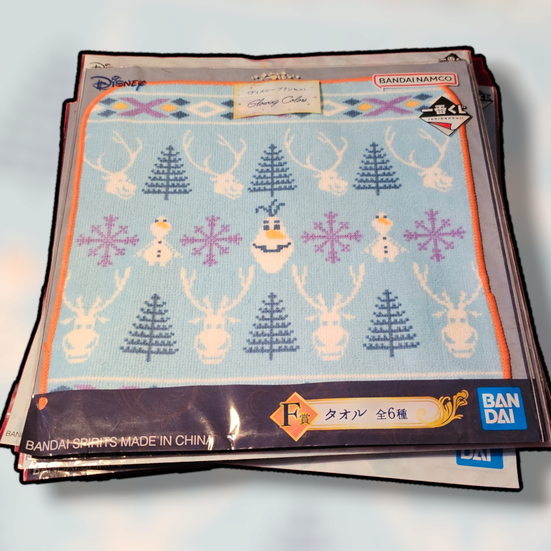 Ichiban Kuji Disney Princesses Hand towels F-Prize