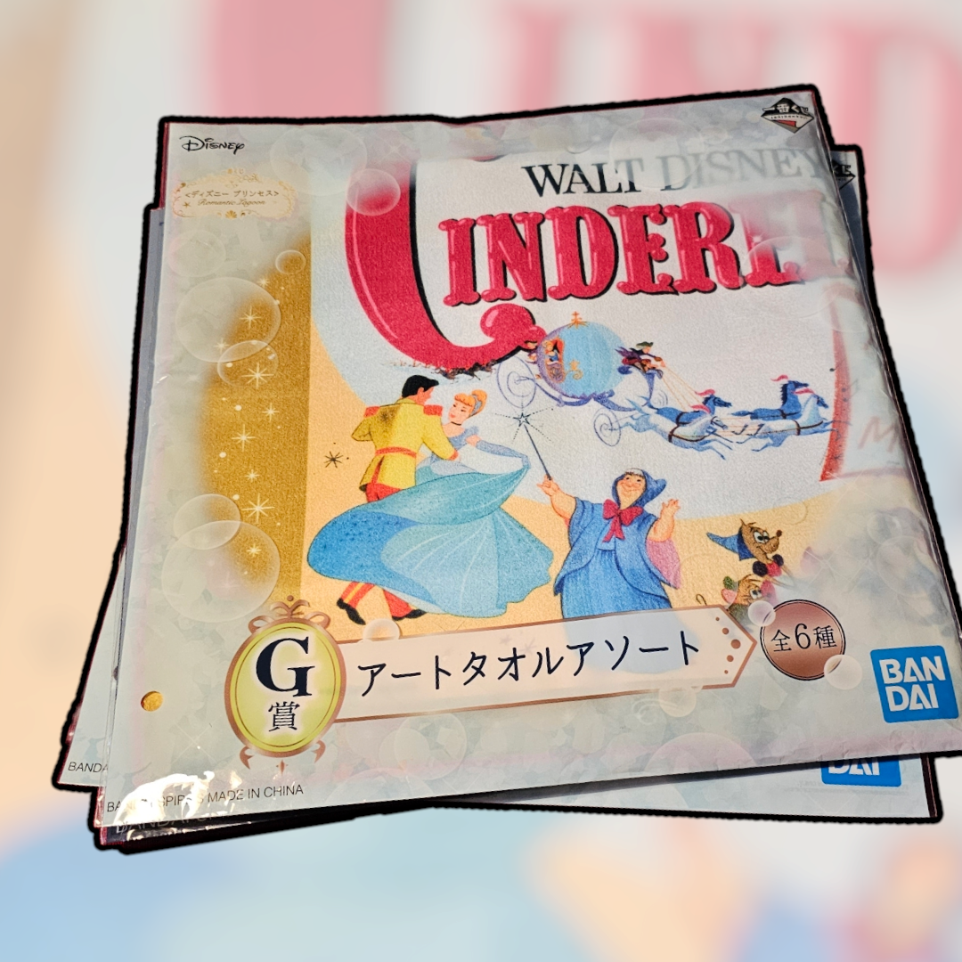 Ichiban Kuji Disney Princesses Hand towels F-Prize