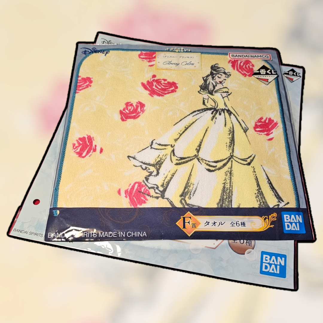 Ichiban Kuji Disney Princesses Hand towels F-Prize
