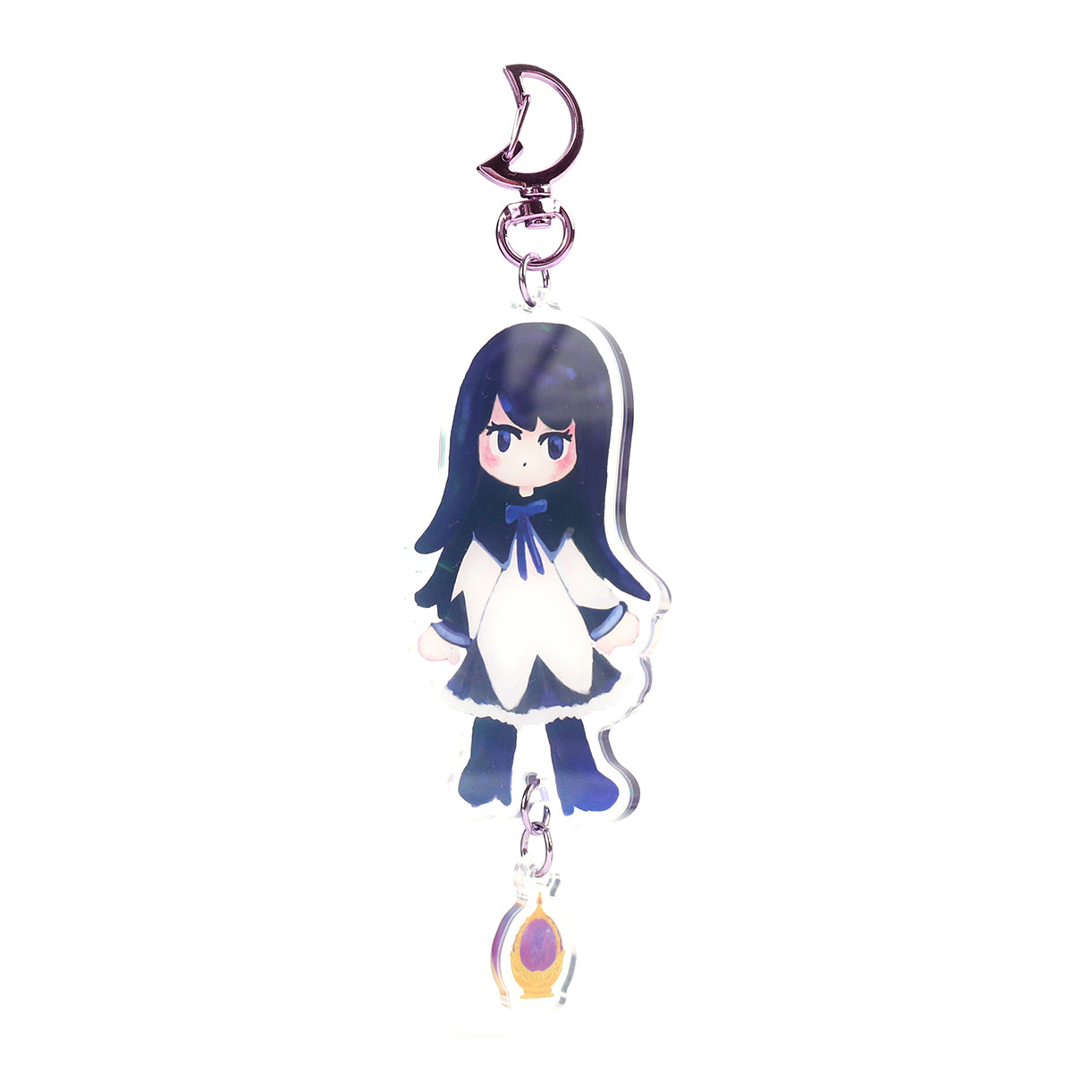 Homura Akemi + soul gem "puella magi madoka magica"  acyclic Keychain by Kinokya